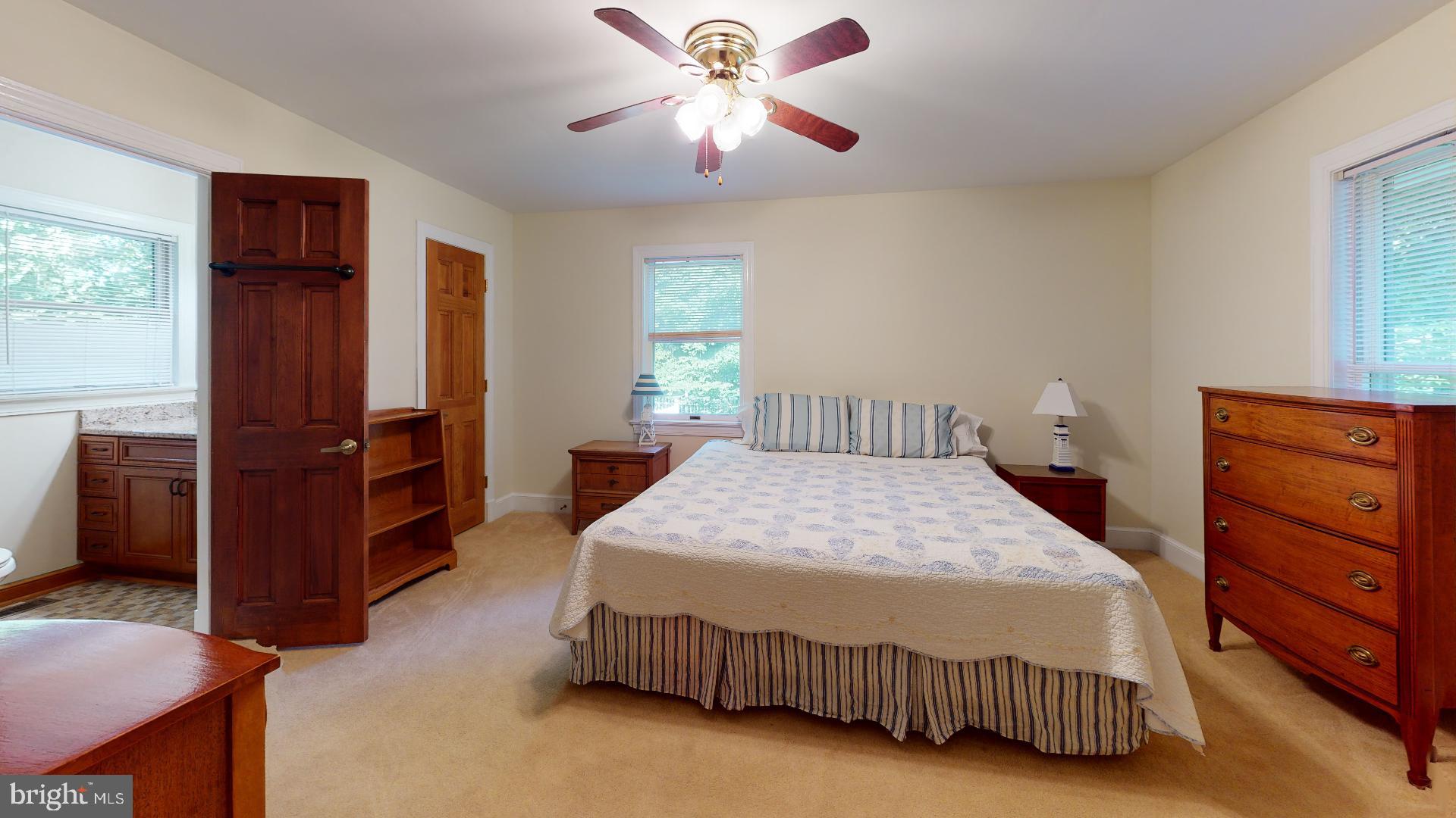 1055 Redeye Road Lusby, MD 20657 - Photo 10 of 38 Primary Bedroom with Double Closets (1 Walk In)
