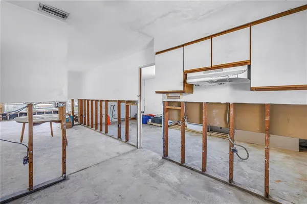 a view of an entryway with staircase