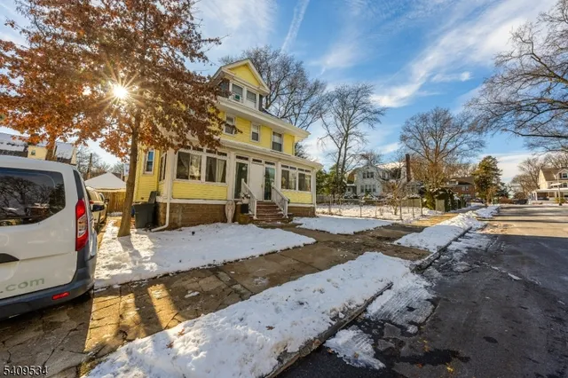 a view of outdoor space with seating