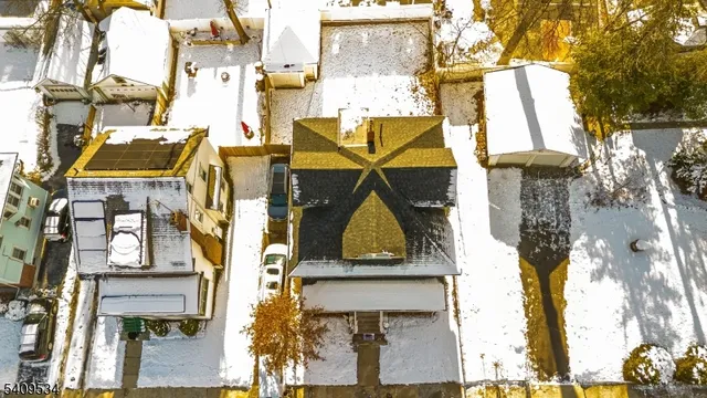 front view of a house with a street