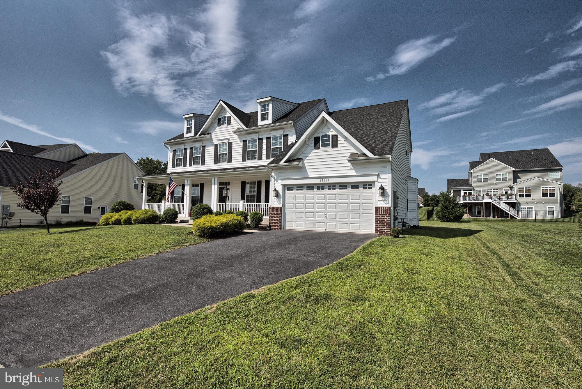 Generous front and back yards!