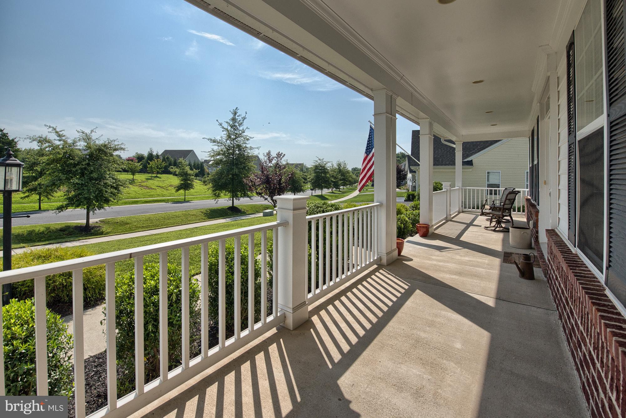 The widest front porch in the neighborhood!