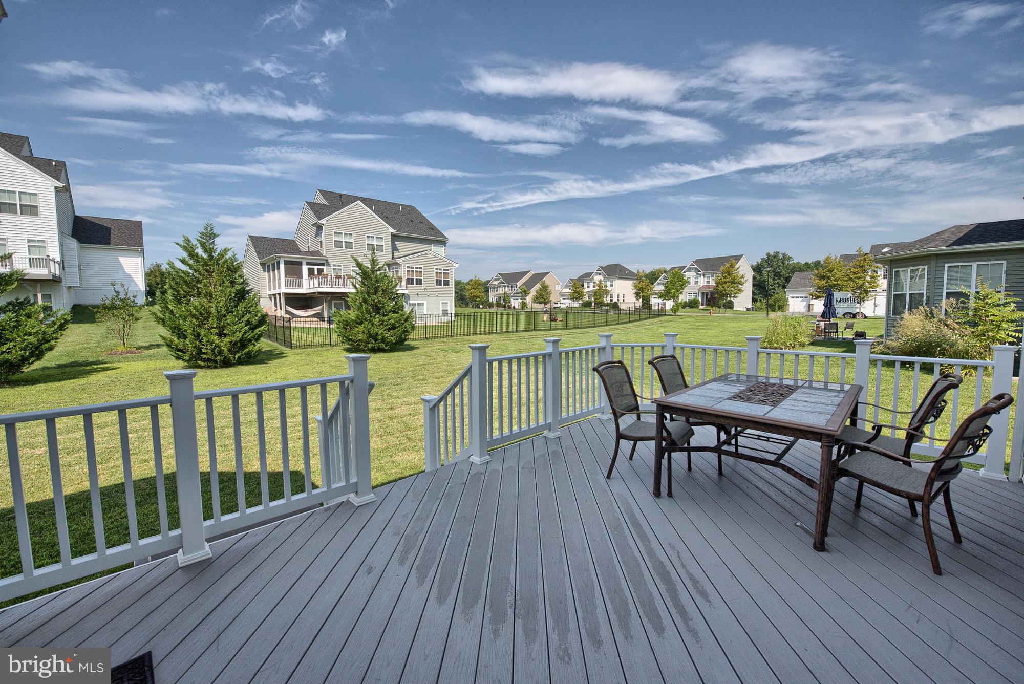 Rear deck off of the sunroom