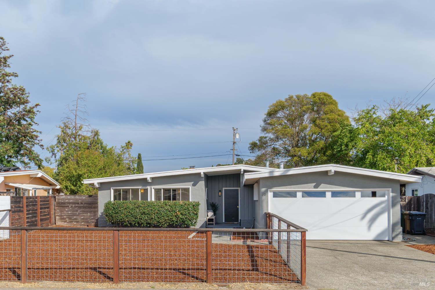 a view of a house with a outdoor space