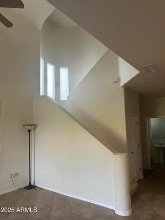 an outdoor space with lots of green space