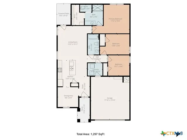 a picture of a floor plan