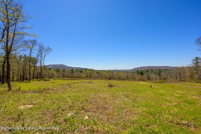 a view of a yard with swimming pool