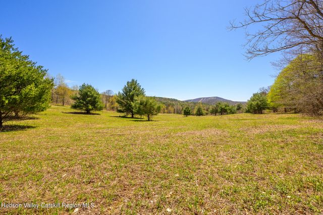 a view of outdoor space with lots of trees