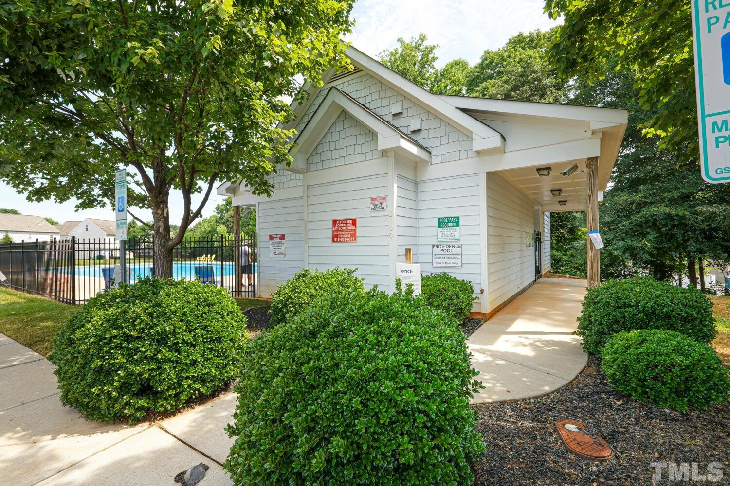 2416 Savior Street Raleigh, NC 27610 - Photo 45 of 47 a front view of a house with garden