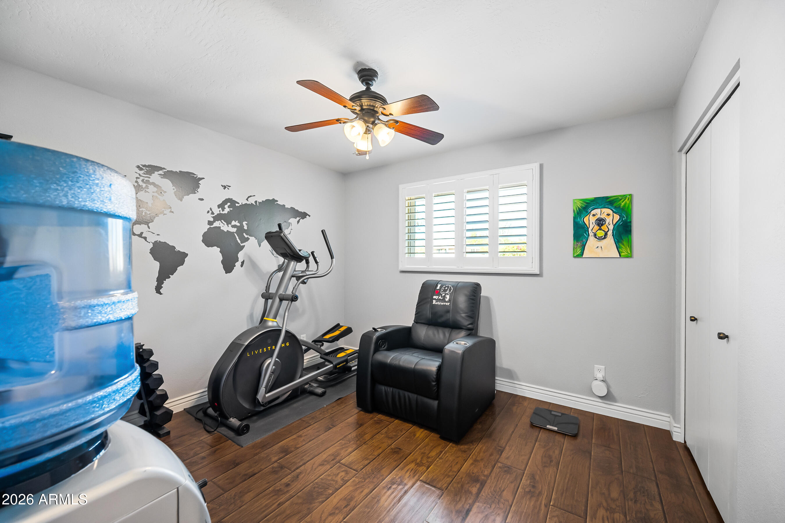 5802 South Stanley Place Tempe, AZ 85283 - Photo 30 of 50 a view of a livingroom with furniture and a ceiling fan