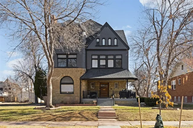 a front view of a house with a porch