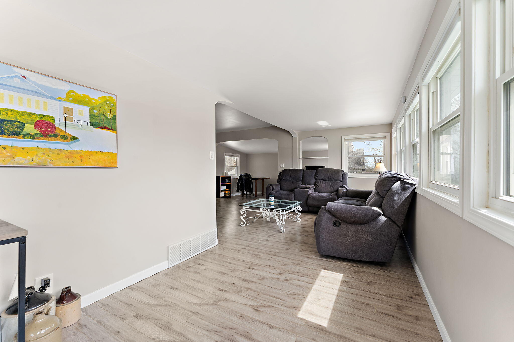 5590 East Maple Street Knox, IN 46534 - Photo 13 of 32 a living room with furniture window and wooden floor
