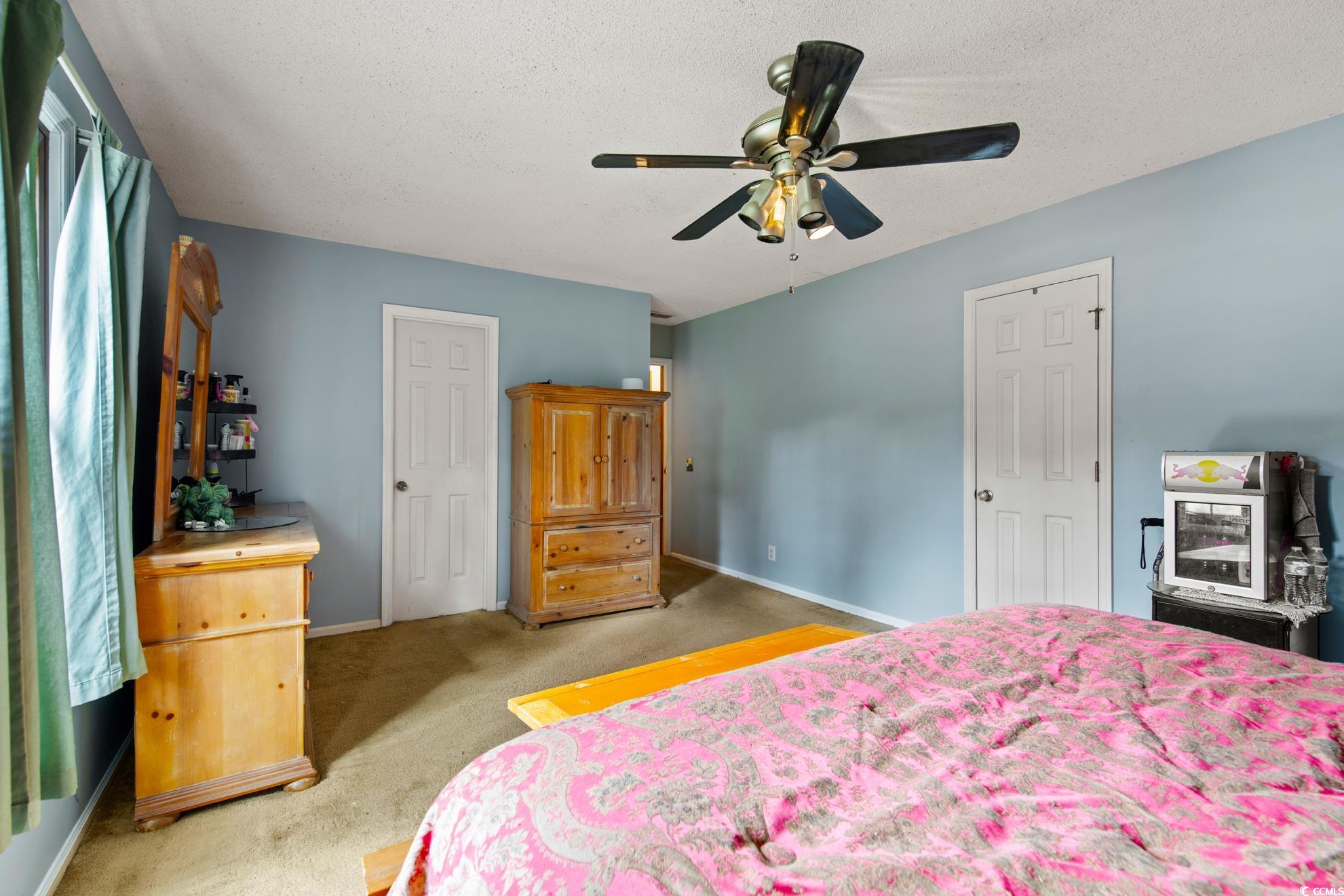 291 Francis Parker Road Georgetown, SC 29440 - Photo 13 of 28 Bedroom featuring carpet, a textured ceiling, a ce