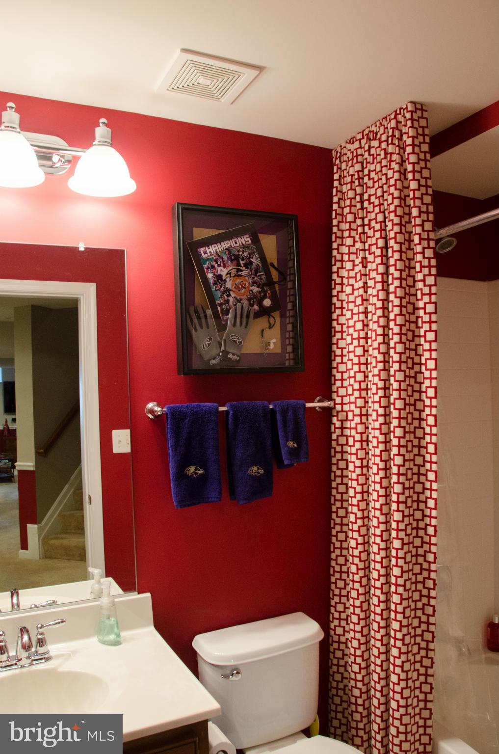 826 Salvatore Road Baltimore, MD 21220 - Photo 24 of 30 a bathroom with a toilet a sink and mirror