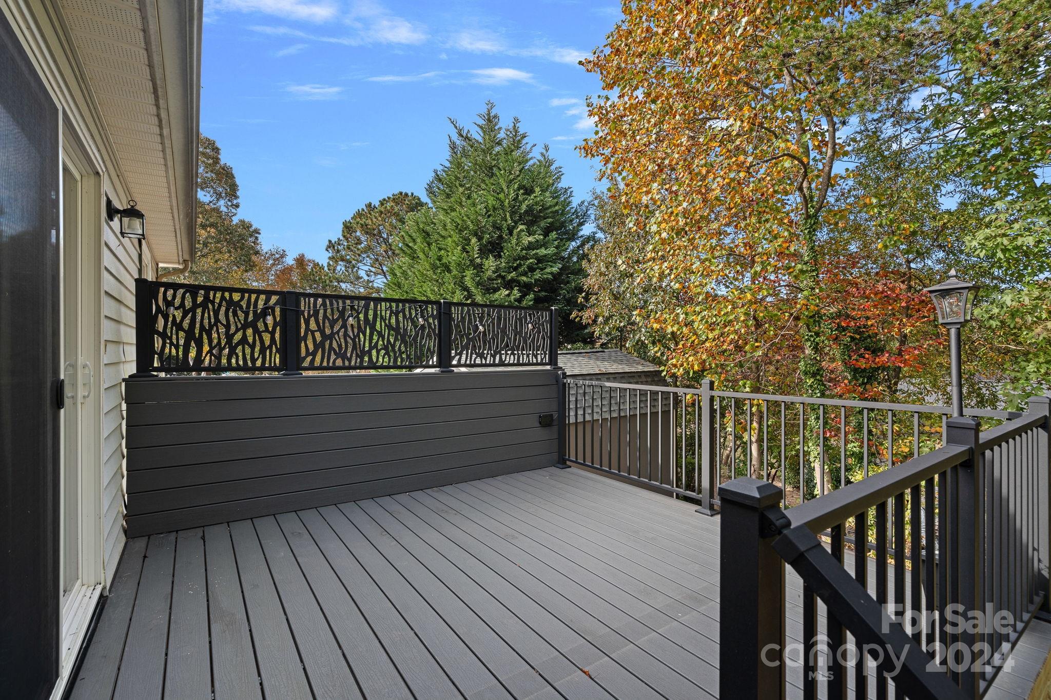 7505 Sarah Drive Denver, NC 28037 - Photo 22 of 34 a view of balcony with wooden floor