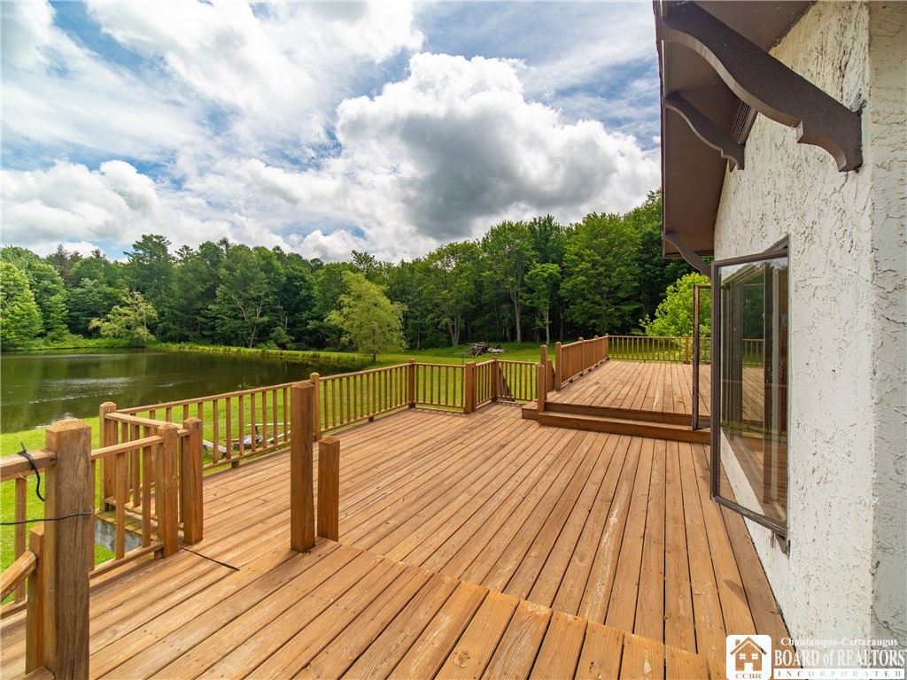 4671 Pickard Road Dewittville, NY 14728 - Photo 36 of 41 Massive tiered deck!