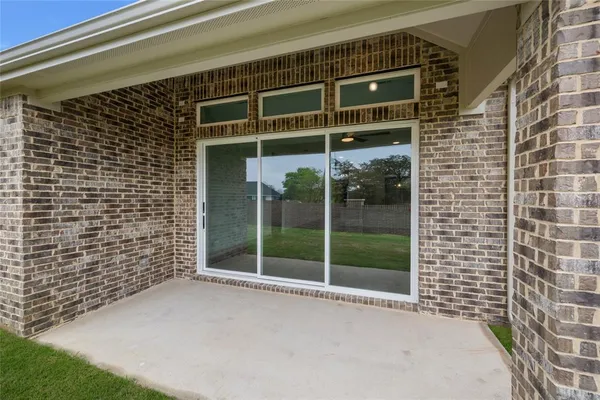 a view of front door