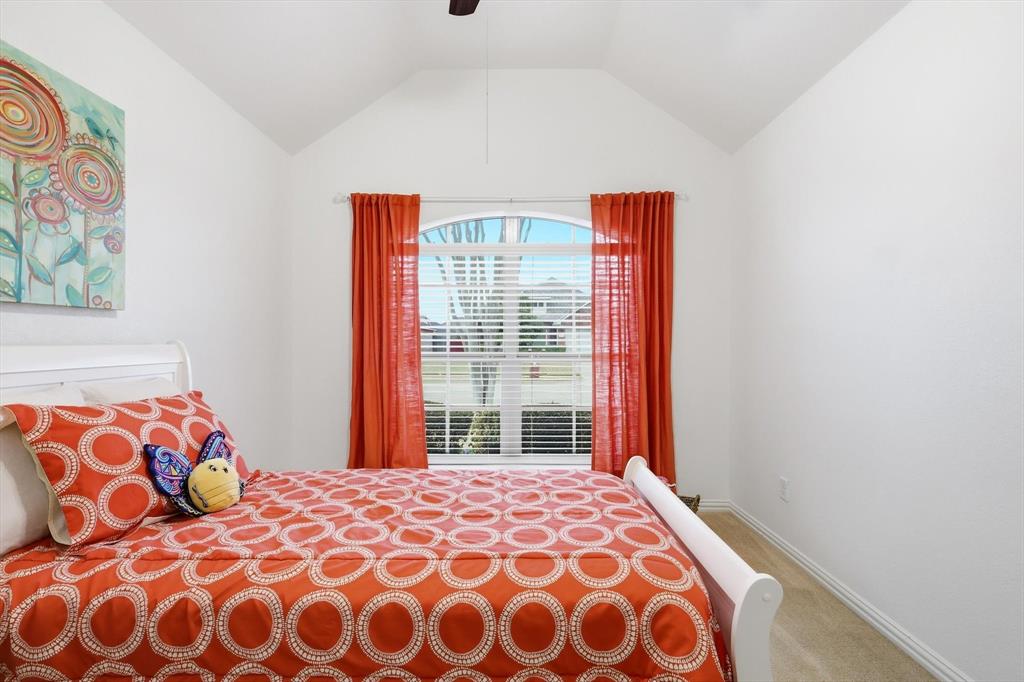 3818 Downing Drive Midlothian, TX 76065 - Photo 17 of 32 Carpeted bedroom featuring a ceiling fan and baseboards