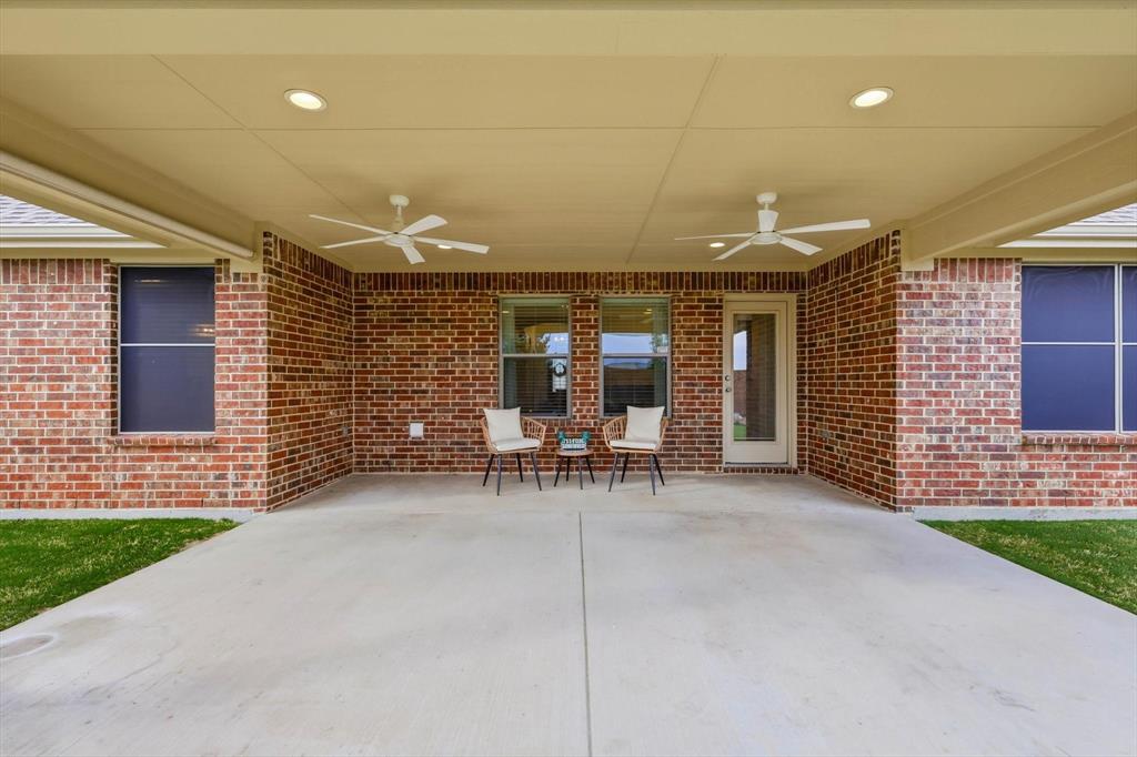 3818 Downing Drive Midlothian, TX 76065 - Photo 23 of 32 View of patio with a ceiling fan