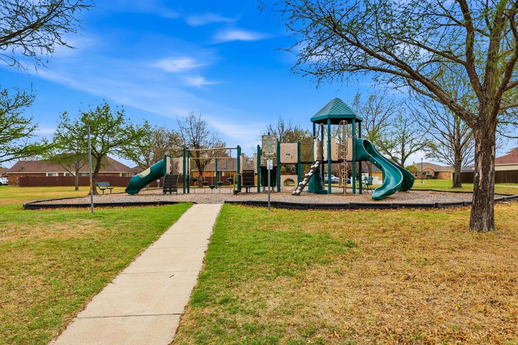 3818 Downing Drive Midlothian, TX 76065 - Photo 30 of 32 Community jungle gym with a park area