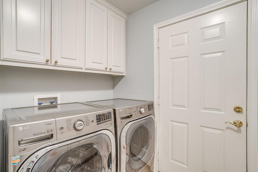 8700 Bellechase Road Granbury, TX 76049 - Photo 25 of 30 a utility room with dryer and washer