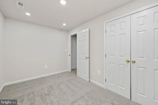 a view of an empty room