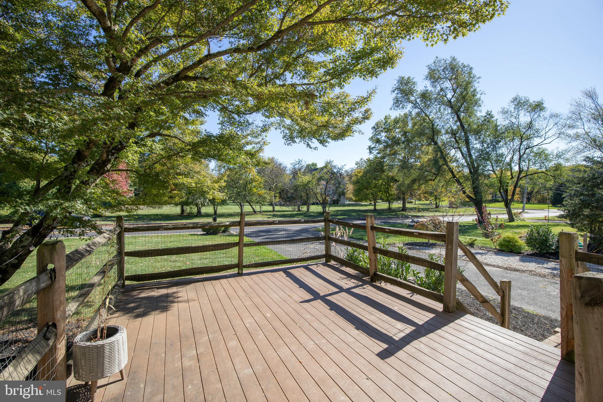 236 Park Road Ambler, PA 19002 - Photo 3 of 29 Large Deck overlooks front yard