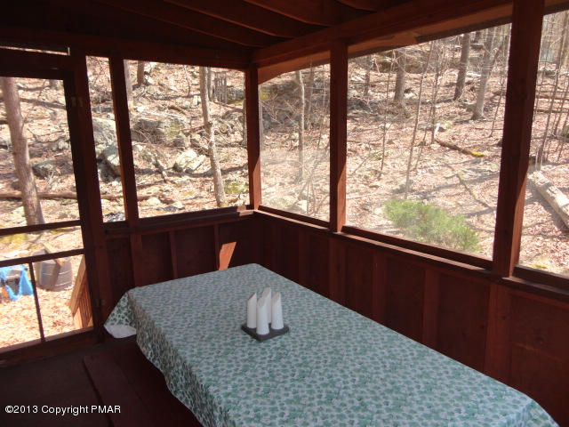6183 Decker (aka 904 Decker) Road Bushkill, PA 18324 - Photo 17 of 18 Screened-In Porch