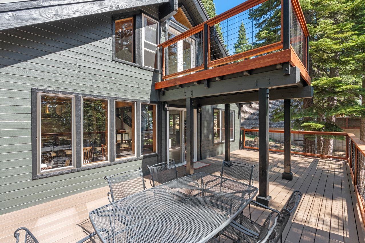 3880 Forest Road Carnelian Bay, CA 96140 - Photo 4 of 28 a view of a patio on the deck