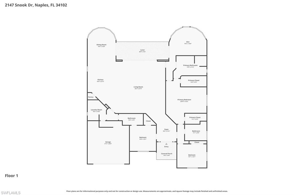 2147 Snook Drive Naples, FL 34102 - Photo 50 of 50 View of property floor plan