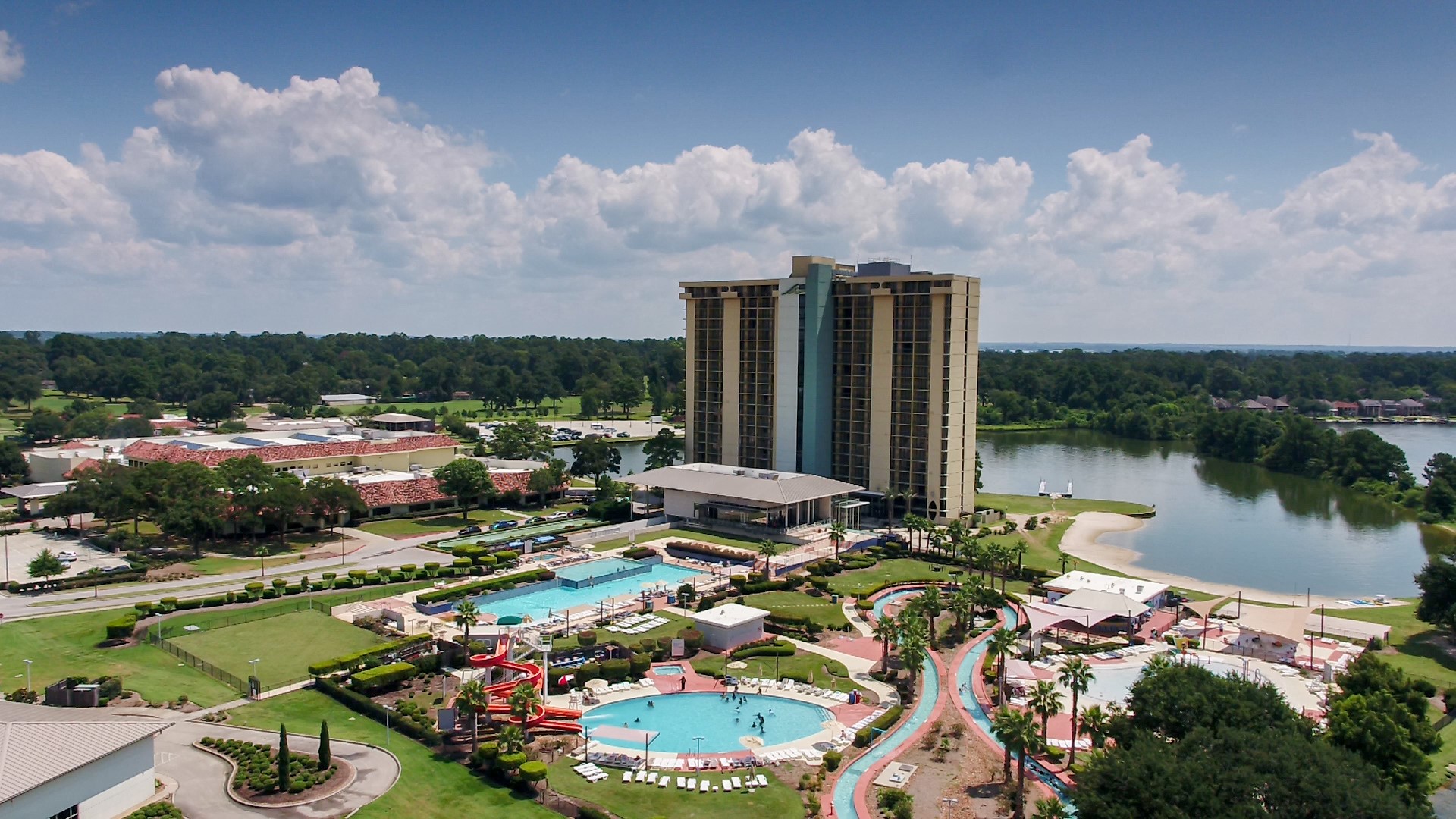 13151 Walden Road, Unit 119 Montgomery, TX 77356 - Photo 23 of 28 a city view with lake view