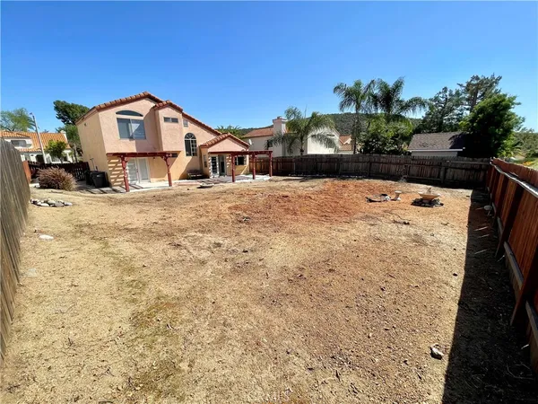 a view of a house with a patio