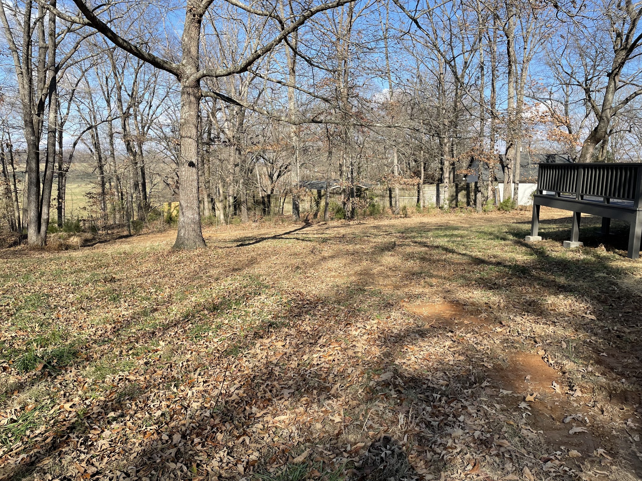 3060 Lylewood Road Woodlawn, TN 37191 - Photo 44 of 56 a view of a yard covered with snow