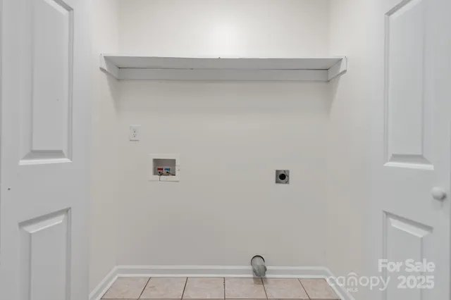 a view of small space with racks on the wall