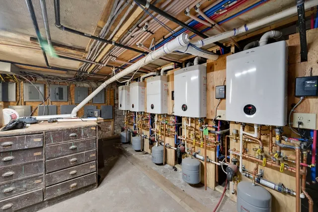 a view of storage and utility room