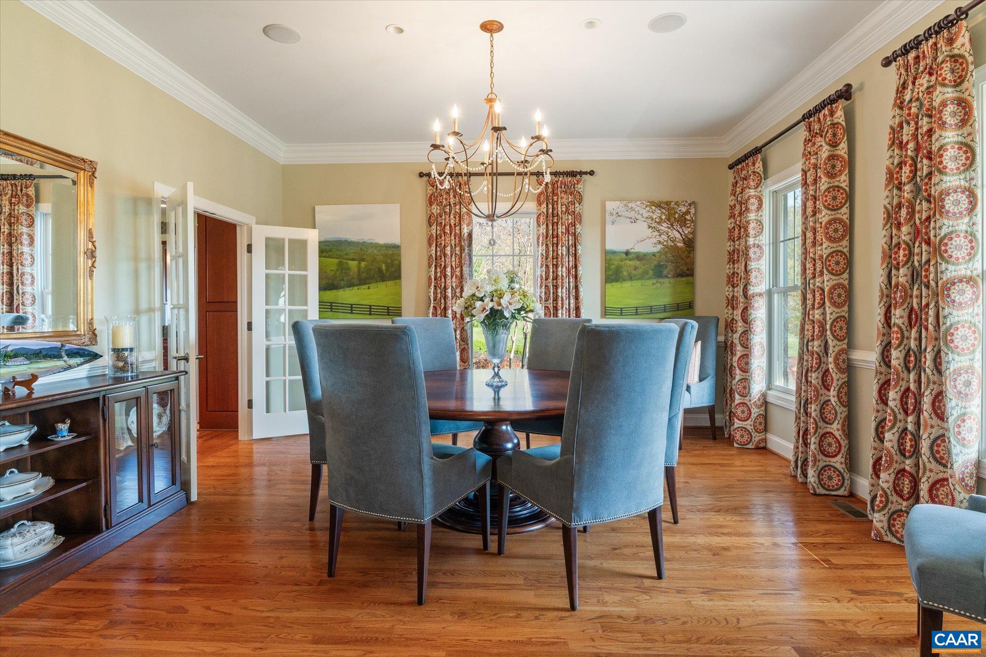 3150 Rocks Farm Court Charlottesville, VA 22903 - Photo 18 of 74 a view of a dining room with furniture window and wooden floor