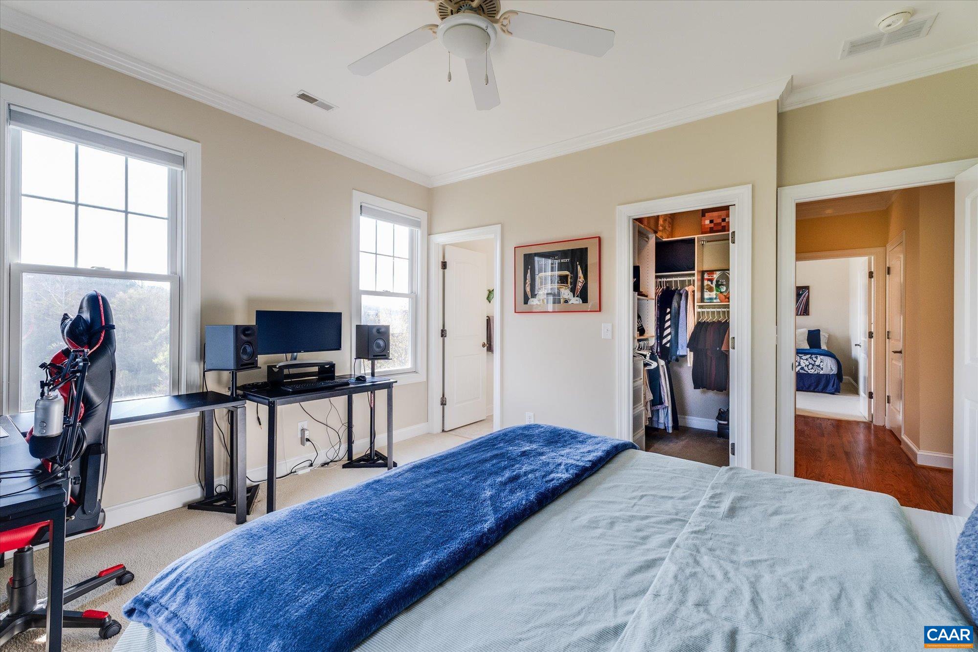 3150 Rocks Farm Court Charlottesville, VA 22903 - Photo 52 of 74 a bedroom with furniture and a flat screen tv