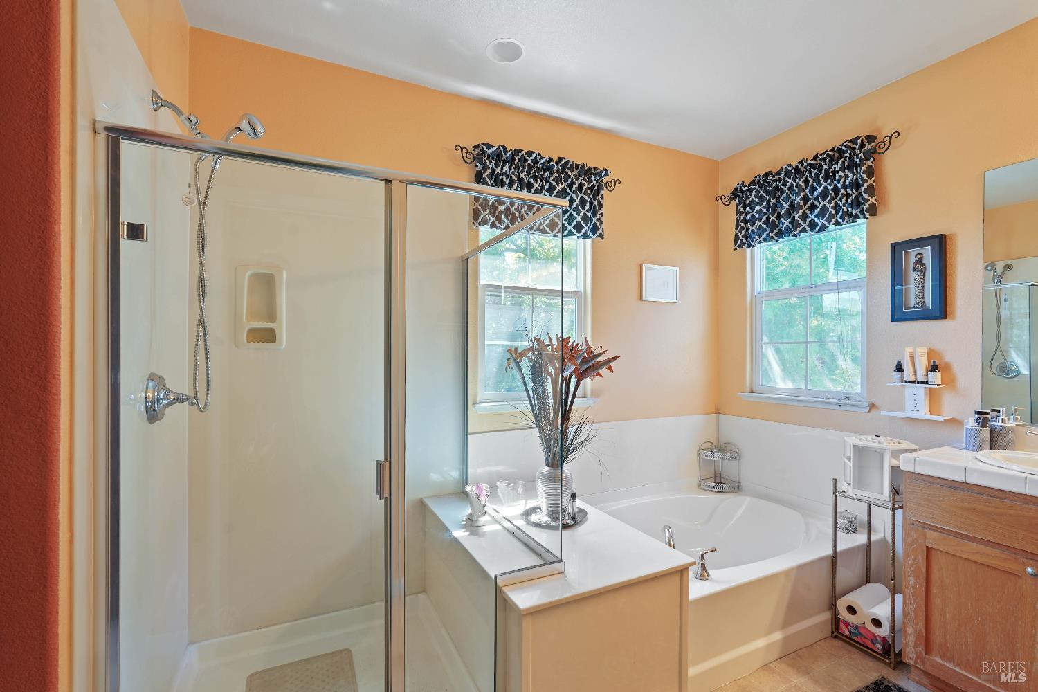 1669 Rutledge Lane Fairfield, CA 94533 - Photo 28 of 49 The primary bath features a stall shower & a soaking tub.