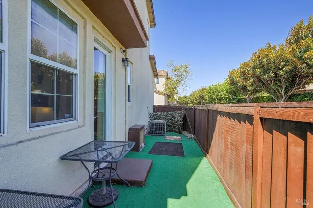 a view of a park with slide