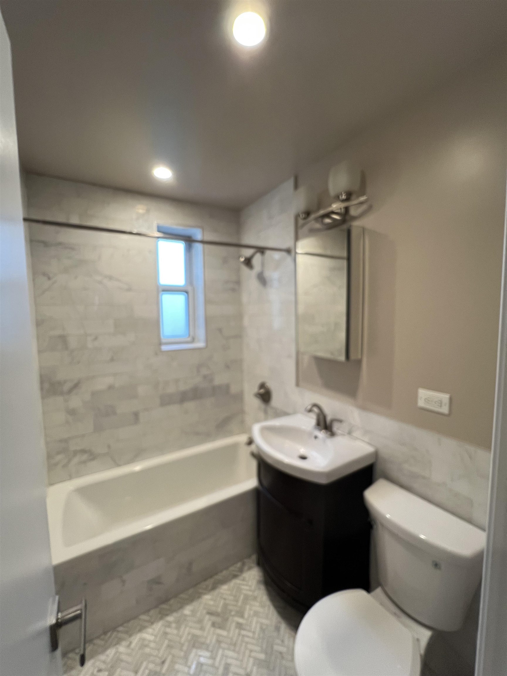 8550 Boulevard East, Unit 3C North Bergen, NJ 07047 - Photo 16 of 25 a bathroom with a sink and a mirror