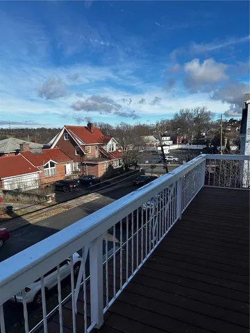 a view of city from balcony