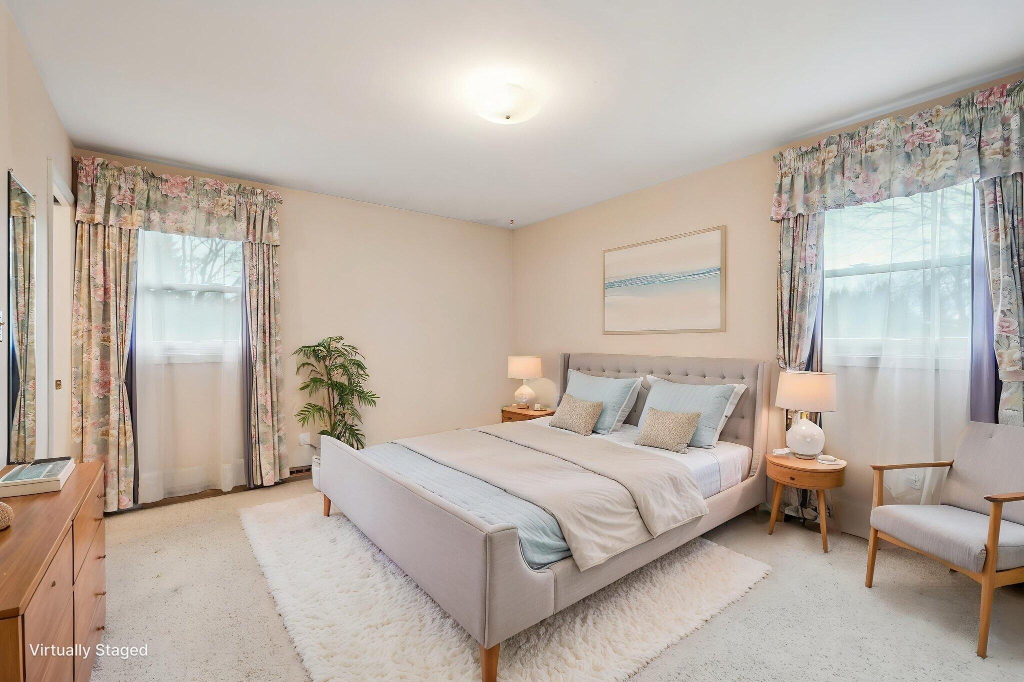 558 Horns Corners Road Cedarburg, WI 53012 - Photo 16 of 23 The 1/2 bath is adjacent to primary bedroom with potential to create a full bath