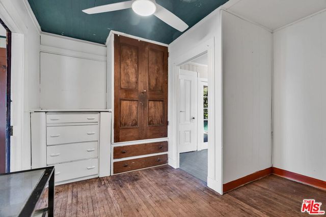 a view of front door with yellow