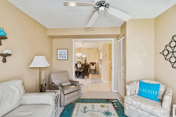 an aerial view of a swimming pool