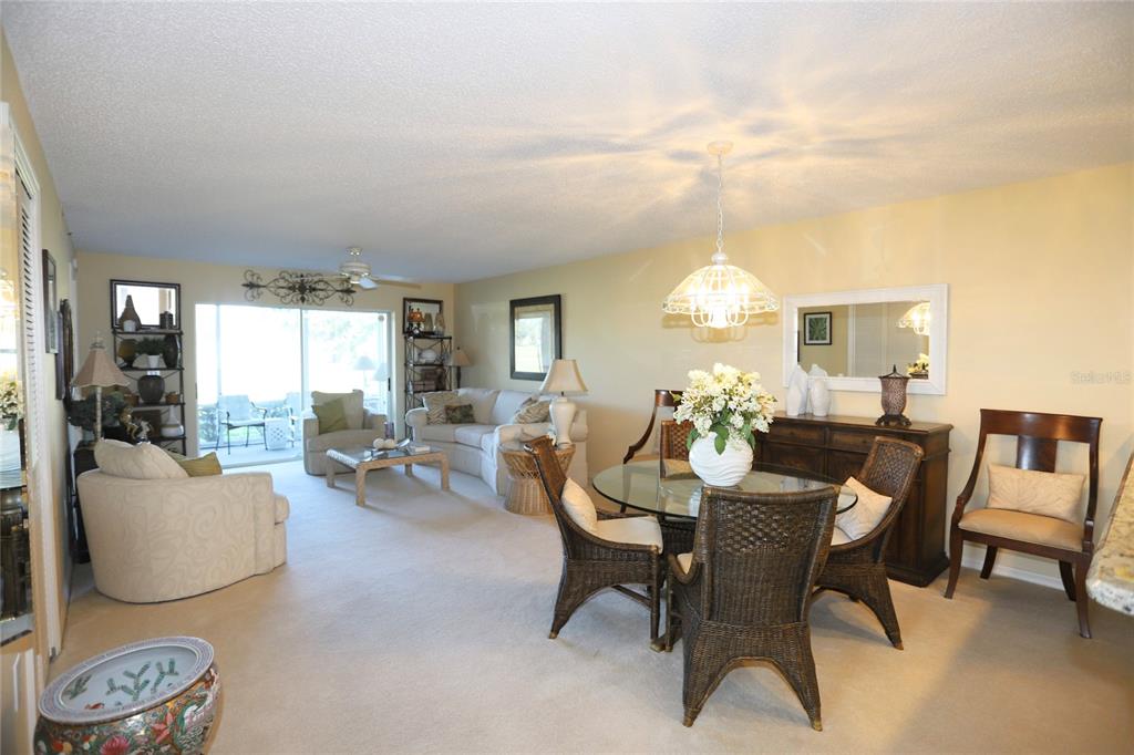 6707 Stone River Road, Unit 101 Bradenton, FL 34203 - Photo 6 of 34 a view of a livingroom with furniture window and outside view