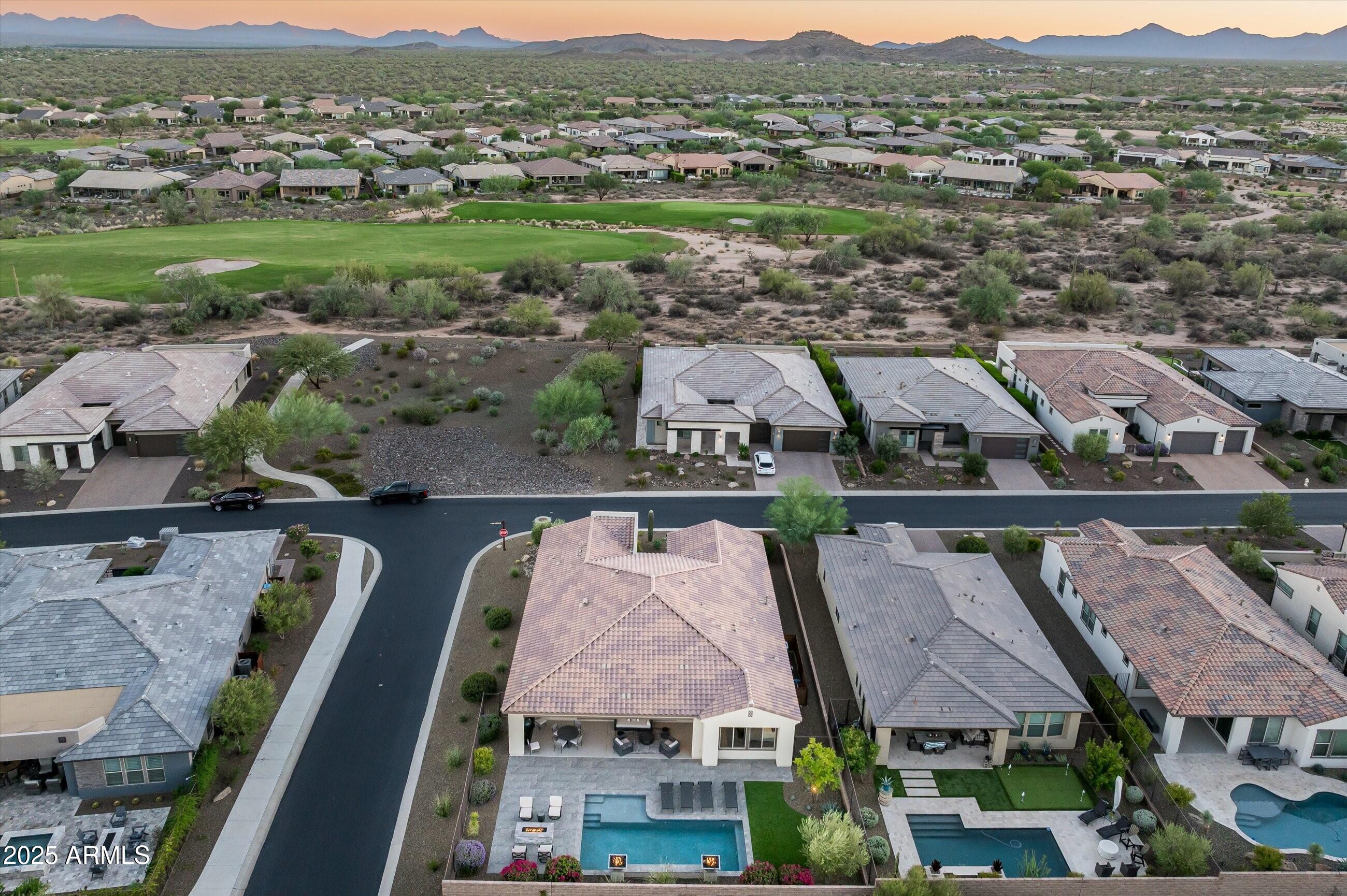 17864 East Veit Springs Drive Rio Verde, AZ 85263 - Photo 32 of 44 Backyard Aerial