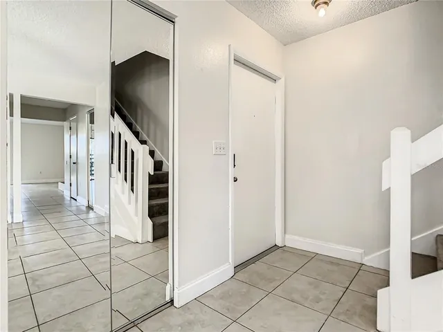 a view of a livingroom with wooden floor