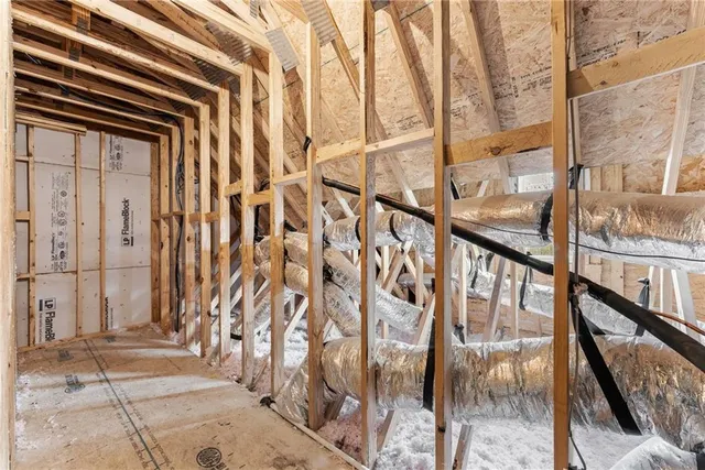 a view of an entryway with staircase