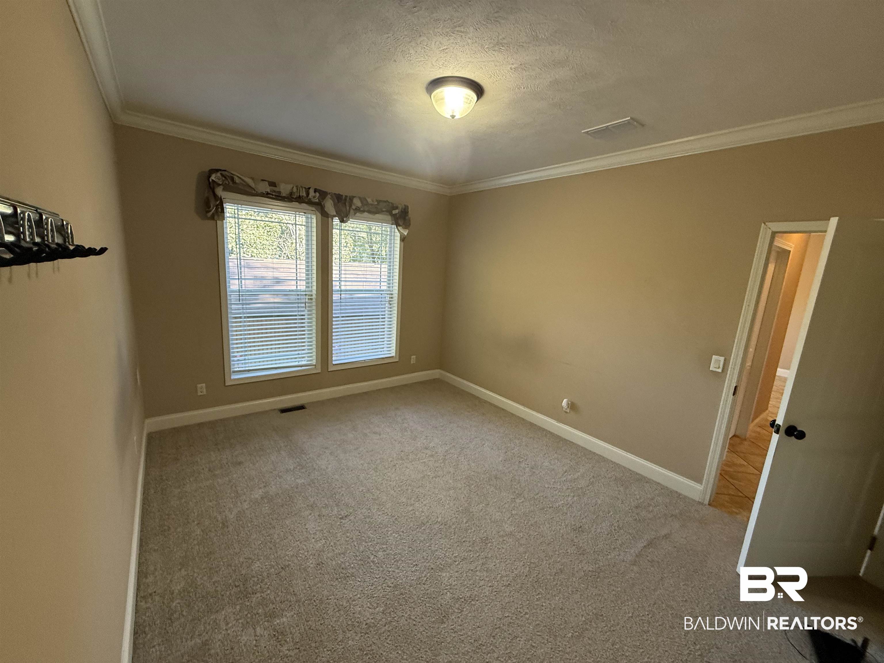 1274 Caney Loop Lillian, AL 36549 - Photo 14 of 19 Carpeted empty room featuring crown molding and baseboards