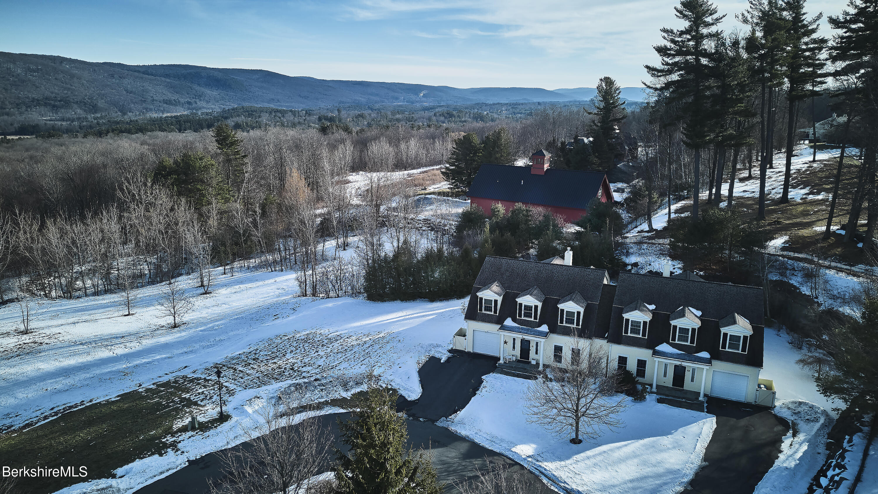 18 High Crest Road Lenox, MA 01240 - Photo 2 of 42 Aerial looking east and south